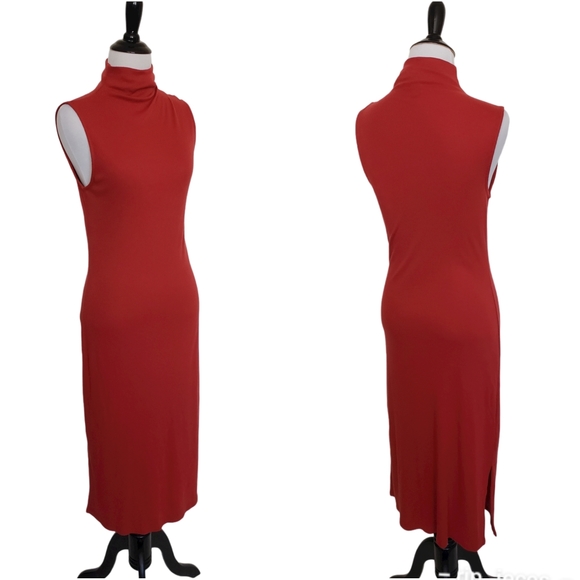 a new day Dresses & Skirts - 5 for $25 burnt orange ribbed fitted dress